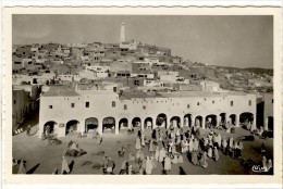 Carte Postale Ancienne Ghardaïa - Place Du Marché - Ghardaia