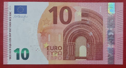 10 Euro V003H4 Spain Draghi Serie VA Perfect UNC - 10 Euro