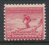 USA 1932 Scott 716. Olympic Winter Games, MNH (**). - Ungebraucht