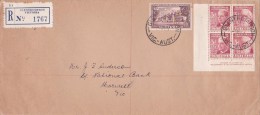 Australia 1951 Foundation Of Commonwealth On Registered Cover, Rare - Cartas & Documentos