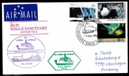 ANTARCTIC,AAT, Base MAWSON, 1992,visit M/V"AURORA AUSTRALIS", 3 Cachets !! Look Scan II 1.3-66 - Expediciones Antárticas