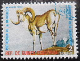 Guinée équatoriale Poste Aérienne N°39A BOUQUETIN Oblitéré - Altri