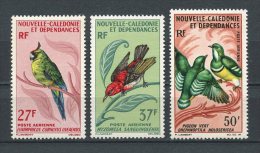 CALEDONIE 1966 PA N° 88/90 ** Neufs = MNH Superbes Cote 44,50 € Faune Oiseaux Birds Fauna Animaux - Unused Stamps