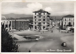 Toscana-lucca Borgo Giannotti Differente Veduta Con Auto Giardinetta Animata Ann 50 - Lucca