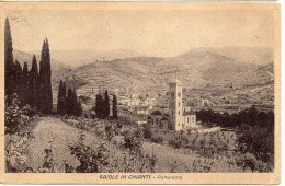 Toscana-siena-gaiole In Chianti Veduta Panorama Gaiole Anni 30 - Autres & Non Classés