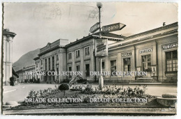 CARTOLINA STAZIONE INTERNAZIONALE CHIASSO CANTON TICINO TESSIN SVIZZERA VIAGGIATA - Chiasso