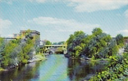 Through Watertown Flows The Powerful And Picturesque Black River Rochester New York - Rochester