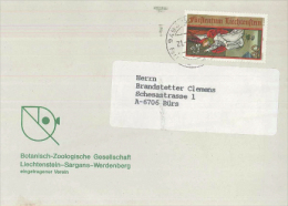 Fürstentum Liechtenstein 9494 Schaan Erz Engel Erzengel - Lettres & Documents