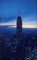 New York City - Empire State Building At Night - Formato Piccolo Non Viaggiata - Vrijheidsbeeld