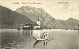 Gmunden(Austria)-Schloss Ort Und Traunstein-1910 - Gmunden