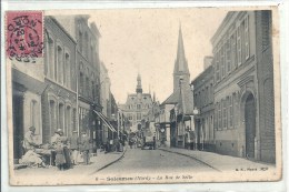 NORD PAS DE CALAIS - 59 - NORD  - SOLESMES - La Rue De Selle - Animation - Solesmes