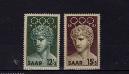 Sarre (1956)  - "Jeux Olympiques" Neufs** - Unused Stamps