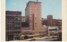 Spokane Washington, New Ridpath Hotel, Lodging, Auto Taxi, Street Scene C1950s Vintage Postcard - Spokane