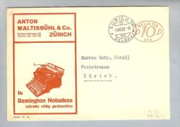 MOTIV Büro Schreibmaschine 1932-08-05 Brief Remington Frei-O - Frankeermachinen