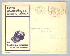 MOTIV Büro Schreibmaschine 1930-11-03 Brief Remington Frei-O #264 - Postage Meters