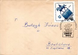 HONGRIE. Enveloppe Ayant Circulé En 1964. Imex 1964. - Poststempel (Marcophilie)