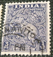 India 1949 Ajanta Panel 3p - Used - Gebruikt