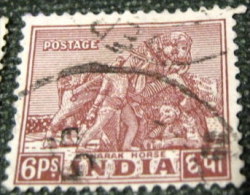 India 1949 Konarak Horse 6p - Used - Gebruikt