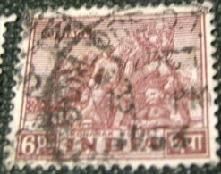 India 1949 Konarak Horse 6p - Used - Gebruikt