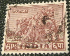 India 1949 Konarak Horse 6p - Used - Gebruikt