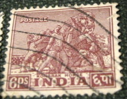 India 1949 Konarak Horse 6p - Used - Gebruikt