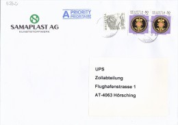 ?  2014  -  Bedarfsbeleg, Gelaufen Von St. Margrethen Nach Linz-Hörsching / AT  -   Siehe Scan  (ch 5262) - Storia Postale