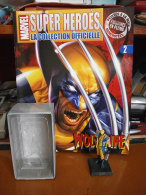 FIGURINE METAL WOLVERINE Avec Sa Boîte Et Son Fascicule - MARVEL -EAGLEMOSS - Statues - Metal