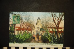 CP, 06, CANNES ILE SAINT HONORAT Allée Et Rentrée Du Monastère De Lérins N° 517 Vierge Ed J GILETTA - Cannes