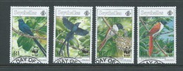 Seychelles 1996 WWF Bird Set 4 VFU - Seychellen (1976-...)