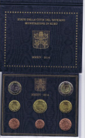 Mon036 Serie Divisionale Euro Vaticano 2014, Papa Benedetto XVI, BU, Vatican City, Ratzinger, Coins, Monnaie - Vatican