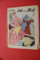 1949 "LE PETIT ECHO DE LA MODE"LOISIRS CREATIFS EPOQUE TRICOT BRODERIE COUTURE CUISINE ROBE JEUX MODELES(Port Offert +3) - Other & Unclassified