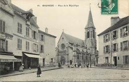 - Ref G274 - Hauts De Seine - Bagneux - Place De La Republique - Boulangerie - Cafe Restaurant - Carte Bon Etat - - Bagneux