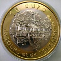 10 Euro Temporaire Precurseur De TOURS ET DE TOURAINE)  1997, RRRR,, BI-Color, Nr. 686 - Euros Des Villes