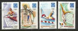 ROMANIA 2004 - OLYMPIC GAMES - CPL. SET - USED OBLITERE GESTEMPELT USADO - Summer 2004: Athens