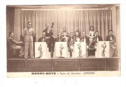CPA  87 - LIMOGES Merry Boys Jazz Foyer De Garnison - Groupe De Musiciens Sur Scène - Musique Et Musiciens
