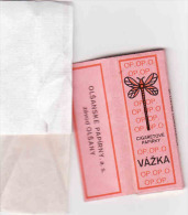 Old Papiers à Cigarettes-Czechoslovaquie, Olšanské Papírny, 50 Pieces Papiers Vážka-libellule-dragonfly,Dragonfy - Andere & Zonder Classificatie