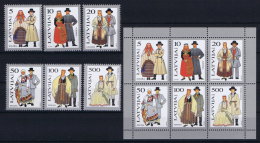 Letland 1993  Mi 353 - 356 + Block Nr 3 MNH/** - Lettonia