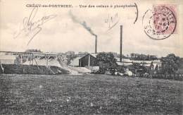 Crécy En Ponthieu       80        Vue  Des Usines A Phosphates - Crecy En Ponthieu