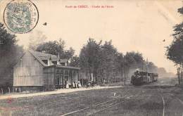 Crécy En Ponthieu       80        La Forêt  .Train. Chalet A L'Arret - Crecy En Ponthieu