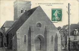 - Ref G209 - Puy De Dome - Montaigut En Combraille - L Eglise - Carte Bon Etat - - Montaigut