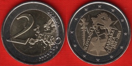 Slovenia 2 Euro 2014 "Barbara Of Celje" BiMetallic UNC - Slovenië