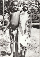 AFRIQUE - Centrafricaine - Bossango - Des Enfants Visiblements Heureux - Carte Dentelée - Centrafricaine (République)