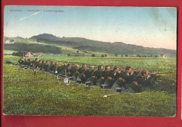 XBI-26  Infanterie Verdeckter Schützengraben. Militaires Dans Les Tranchées. Maneuvres. Militär. Cachet Bex 1915 - Bex