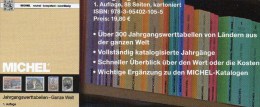 MlCHEL Katalog 2015 Jahrgangs-Werttabellen Neu 20€ Wert An Briefmarken Der Welt 300 Länder Stamps Catalogue Of The World - Other Book Accessories