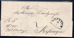 Altbrief 1842 Aus Ansbach Nach Kissingen - Prephilately