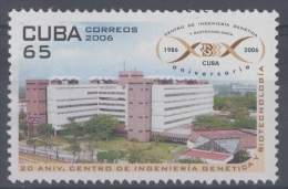 2006.214 CUBA 2006. MNH. 20 ANIV CENTRO INGENIERIA GENETICA Y BIOTECNOLOGIA. MEDICINA. MEDICINE - Unused Stamps