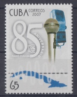 2007.232 CUBA 2007. MNH. 85 ANIV RADIO CUBANA. - Unused Stamps