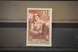 France 1938 Pour L´érection D´un Monument à La Gloire De L´infanterie N° 386 MNH - Unused Stamps