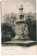 Brussel, Bruxelles, Statue Freres Orban (pk20426) - Lanen, Boulevards