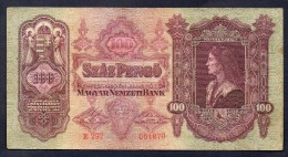 UNGHERIA, 100 PENGO 1930 - Hungary